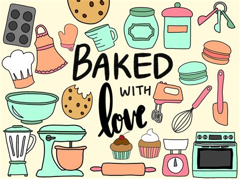 Baking Clip Art vectors .